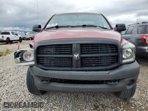 2007 Dodge 2500 SLT with VIN 1D7KS28CX7J562172, listed as a Copart auction lot 57091495 with 178,962 mi miles and Salvage title. Bid and sale history available at DreamBid. Image 5.