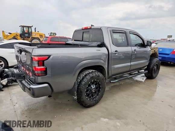 2023 Nissan Frontier SV with VIN 1N6ED1EK2PN622913, listed as a Copart auction lot 69845925 with 38,201 mi miles and Salvage title. Bid and sale history available at DreamBid. Image 3.