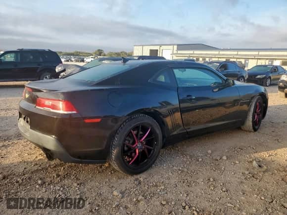 2015 Chevrolet Camaro LT with VIN 2G1FD1E31F9102664, listed as a Copart auction lot 85572615 with Not provided miles and Salvage title. Bid and sale history available at DreamBid. Image 3.
