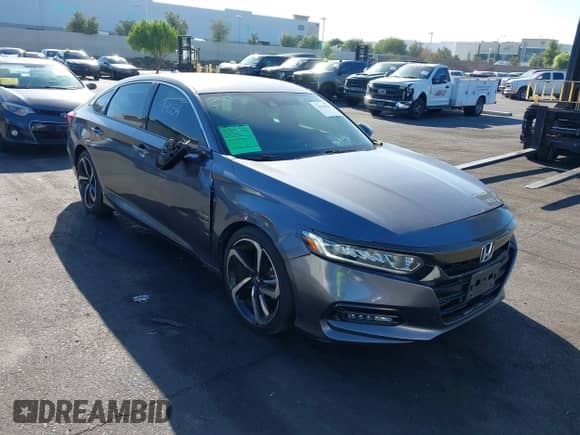 2020 Honda Accord Sport z VIN 1HGCV1F3XLA029852, wystawiony jako IAAI lot #43294654 z przebiegiem 71 234 mil mil oraz . Historia ofert i sprzedaży dostępna na DreamBid. Obrazek 1.