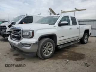 2016 GMC Sierra 1500 SLT with VIN 1GTV2NEC8GZ275055, listed as a Copart auction lot 82695224 with 151,347 mi miles and Salvage title. Bid and sale history available at DreamBid. Image 1.