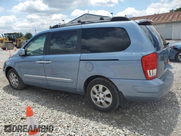 2008 Hyundai Entourage GLS z VIN KNDMC233686053031, wystawiony jako Copart lot #58337575 z przebiegiem 183 288 mil mil oraz Szkoda całkowita • Salvage title. Historia ofert i sprzedaży dostępna na DreamBid. Obrazek 2.