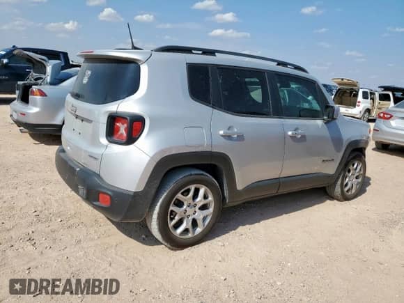 2018 Jeep Renegade Altitude with VIN ZACCJABB6JPH43174, listed as a Copart auction lot 70629605 with 91,135 mi miles and Salvage title. Bid and sale history available at DreamBid. Image 3.