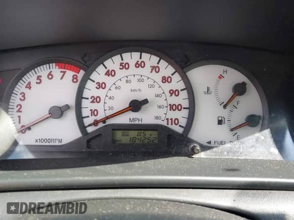 2004 Toyota Corolla CE with VIN 2T1BR32E34C259649, listed as a IAAI auction lot 43214240 with 184,252 mi miles and . Bid and sale history available at DreamBid. Image 7.