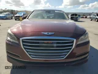2015 Hyundai Genesis 3.8L with VIN KMHGN4JE0FU021171, listed as a Copart auction lot 77229634 with 137,735 mi miles and Salvage title. Bid and sale history available at DreamBid. Image 5.