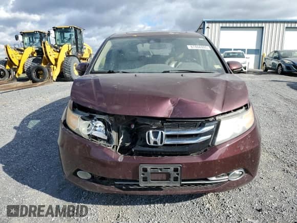 2014 Honda Odyssey Touring с VIN 5FNRL5H99EB053772, выставлен на аукционе Copart как лот 87466995 с пробегом 256 363 миль миль и Списание • Salvage title. История ставок и продаж доступна на DreamBid. Изображение 5.