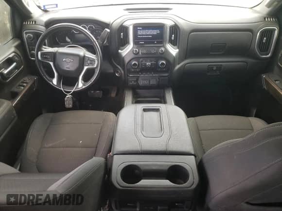 2021 Chevrolet Silverado 1500 LT Trail Boss with VIN 1GCPYFEL2MZ386824, listed as a Copart auction lot 76760034 with 70,008 mi miles and Salvage title. Bid and sale history available at DreamBid. Image 8.