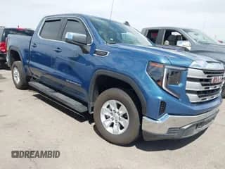 2024 GMC Sierra 1500 z VIN 1GTPHBEK1RZ191014, wystawiony jako IAAI lot #41989521 z przebiegiem 8 277 mil mil oraz . Historia ofert i sprzedaży dostępna na DreamBid. Obrazek 1.