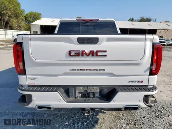 2020 GMC Sierra 1500 AT4 with VIN 3GTU9EET6LG455054, listed as a Copart auction lot 71265025 with 70,804 mi miles and Salvage title. Bid and sale history available at DreamBid. Image 6.