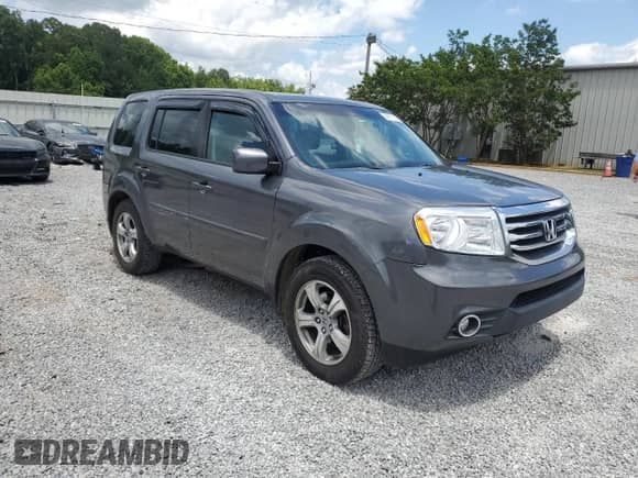 2014 Honda Pilot EX-L with VIN 5FNYF3H53EB013613, listed as a Copart auction lot 64211105 with 282,333 mi miles and Salvage title. Bid and sale history available at DreamBid. Image 4.
