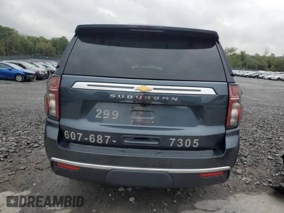 2021 Chevrolet Suburban LS with VIN 1GNSKBKD5MR261518, listed as a Copart auction lot 81042795 with 67,500 mi miles and Salvage title. Bid and sale history available at DreamBid. Image 6.