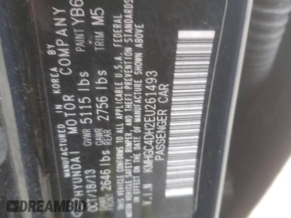 2014 Hyundai Genesis R-Spec z VIN KMHGC4DH2EU261493, wystawiony jako Copart lot #41595155 z przebiegiem 108 868 mil mil oraz Czysty tytuł • Clean title. Historia ofert i sprzedaży dostępna na DreamBid. Obrazek 15.