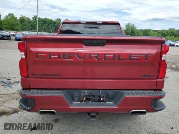 2020 Chevrolet Silverado 1500 RST with VIN 1GCUYEED5LZ179851, listed as a Copart auction lot 64058915 with 71,612 mi miles and Non repairable. Bid and sale history available at DreamBid. Image 6.