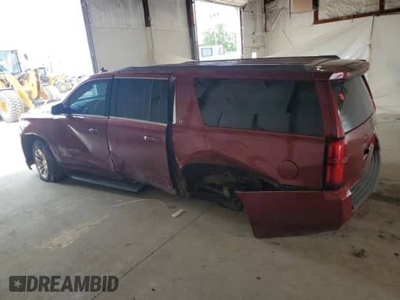 2017 Chevrolet Suburban LT z VIN 1GNSKHKCXHR223055, wystawiony jako Copart lot #60140275 z przebiegiem Nie podano mil oraz Szkoda całkowita • Salvage title. Historia ofert i sprzedaży dostępna na DreamBid. Obrazek 2.