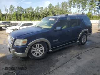 2006 Ford Explorer Eddie Bauer with VIN 1FMEU64E46UB64741, listed as a Copart auction lot 61893455 with 144,437 mi miles and Salvage title. Bid and sale history available at DreamBid. Image 1.