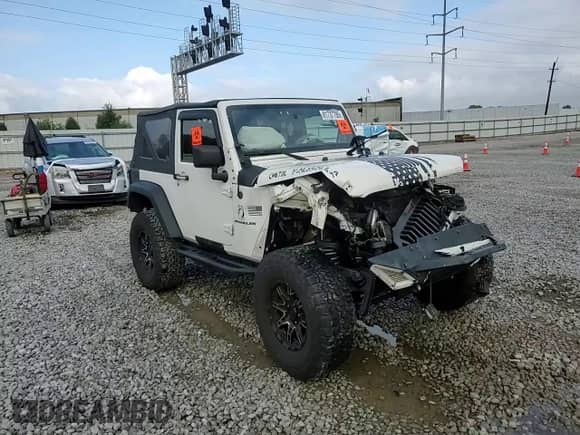 2015 Jeep Wrangler Willys Wheeler with VIN 1C4AJWAG0FL663091, listed as a Copart auction lot 81737785 with Not provided miles and Salvage title. Bid and sale history available at DreamBid. Image 12.