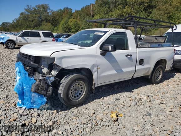 2021 Chevrolet Silverado 1500 Work Truck with VIN 3GCNWAEH9MG326342, listed as a Copart auction lot 84003785 with 104,694 mi miles and Clean title. Bid and sale history available at DreamBid. Image 1.