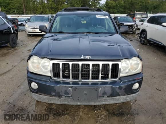 2007 Jeep Grand Cherokee Limited with VIN 1J8HR58P07C606181, listed as a Copart auction lot 81295565 with 195,822 mi miles and Salvage title. Bid and sale history available at DreamBid. Image 5.
