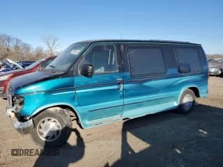 1999 Ford Econoline Cargo Recreational with VIN 1FDRE14L6XHC18387, listed as a Copart auction lot 46744285 with 138,588 mi miles and Salvage title. Bid and sale history available at DreamBid. Image 1.