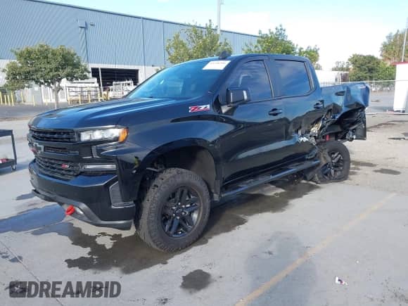 2021 Chevrolet Silverado 1500 LT Trail Boss с VIN 1GCPYFED0MZ130691, выставлен на аукционе IAAI как лот 43238346 с пробегом 77 393 миль миль и . История ставок и продаж доступна на DreamBid. Изображение 2.
