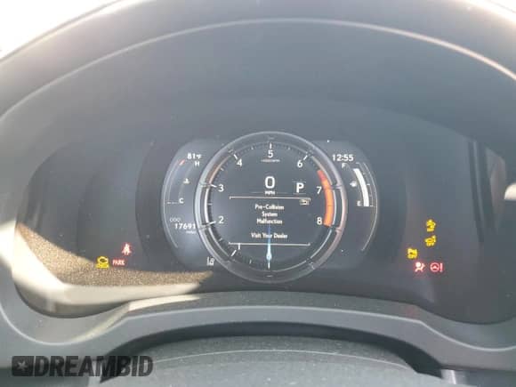 2023 Lexus IS 350 F Sport with VIN JTHGZ1E26P5027574, listed as a Copart auction lot 48046255 with 17,691 mi miles and Salvage title. Bid and sale history available at DreamBid. Image 9.