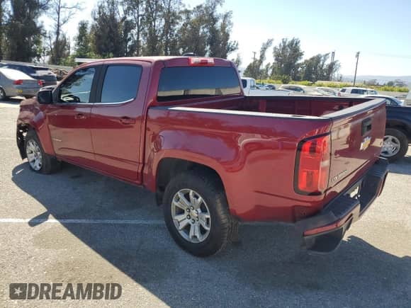 2020 Chevrolet Colorado 2WD LT with VIN 1GCGSCEA7L1104009, listed as a Copart auction lot 63877245 with 93,422 mi miles and Salvage title. Bid and sale history available at DreamBid. Image 2.