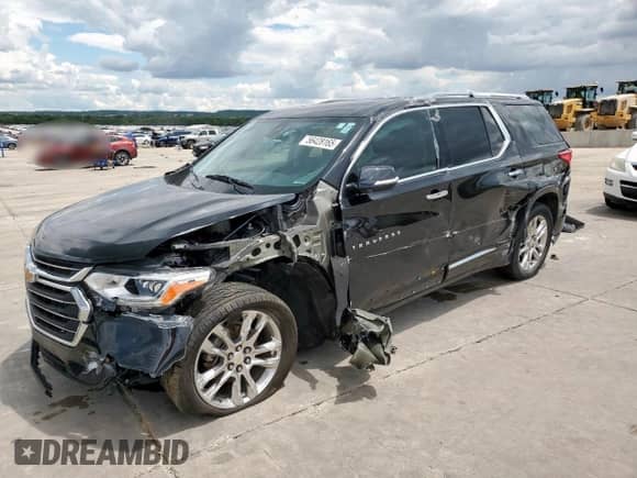 2020 Chevrolet Traverse High Country z VIN 1GNERNKW8LJ125148, wystawiony jako Copart lot #56428165 z przebiegiem 91 943 mil mil oraz Szkoda całkowita • Salvage title. Historia ofert i sprzedaży dostępna na DreamBid. Obrazek 1.