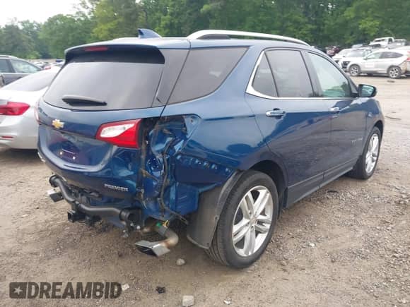 2020 Chevrolet Equinox Premier with VIN 2GNAXPEX2L6245478, listed as a IAAI auction lot 42120665 with 39,538 mi miles and . Bid and sale history available at DreamBid. Image 4.
