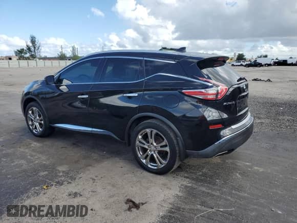 2018 Nissan Murano SL z VIN 5N1AZ2MH5JN143242, wystawiony jako Copart lot #85529535 z przebiegiem 72 866 mil mil oraz Czysty tytuł • Clean title. Historia ofert i sprzedaży dostępna na DreamBid. Obrazek 2.