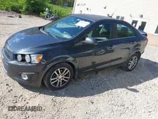 2014 Chevrolet Sonic LT with VIN 1G1JC5SH0E4205130, listed as a IAAI auction lot 43454605 with 168,749 mi miles and . Bid and sale history available at DreamBid. Image 2.