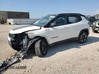 2018 Jeep Compass Trailhawk with VIN 3C4NJDDB6JT184998, listed as a Copart auction lot 67400415 with Not provided miles and Salvage title. Bid and sale history available at DreamBid. Image 1.