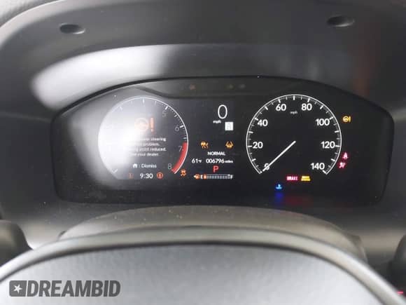 2024 Honda HR-V LX with VIN 3CZRZ2H39RM756065, listed as a IAAI auction lot 42588048 with 6,796 mi miles and . Bid and sale history available at DreamBid. Image 7.