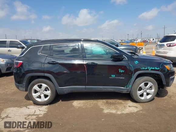 2021 Jeep Compass Altitude with VIN 3C4NJCBB8MT592615, listed as a IAAI auction lot 42424280 with 65,392 mi miles and . Bid and sale history available at DreamBid. Image 13.