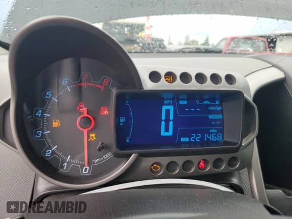 2013 Chevrolet Sonic LT with VIN 1G1JC6SH1D4148361, listed as a Copart auction lot 90416425 with 221,468 mi miles and Clean title. Bid and sale history available at DreamBid. Image 9.