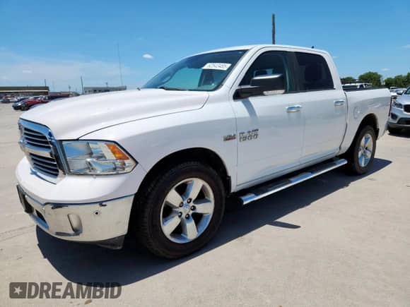 2016 Ram 1500 SLT with VIN 1C6RR7LT7GS115728, listed as a Copart auction lot 62543485 with 75,475 mi miles and Clean title. Bid and sale history available at DreamBid. Image 1.
