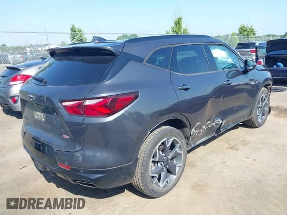 2021 Chevrolet Blazer RS с VIN 3GNKBERS6MS530290, выставлен на аукционе IAAI как лот 42557933 с пробегом 117 519 миль миль и . История ставок и продаж доступна на DreamBid. Изображение 4.