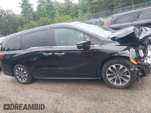 2022 Honda Odyssey EX-L with VIN 5FNRL6H73NB014583, listed as a IAAI auction lot 43133139 with 74,786 mi miles and . Bid and sale history available at DreamBid. Image 14.
