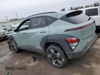 2024 Hyundai Kona SEL with VIN KM8HBCAB2RU058398, listed as a Copart auction lot 44371424 with Not provided miles and Salvage title. Bid and sale history available at DreamBid. Image 2.