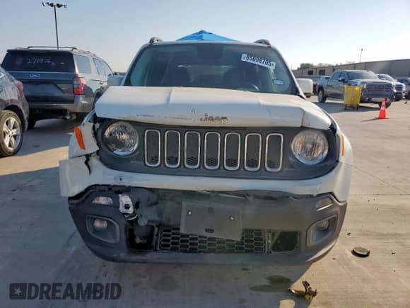 2017 Jeep Renegade Latitude с VIN ZACCJABB3HPE94245, выставлен на аукционе Copart как лот 85098705 с пробегом Не указан миль и Списание • Salvage title. История ставок и продаж доступна на DreamBid. Изображение 5.
