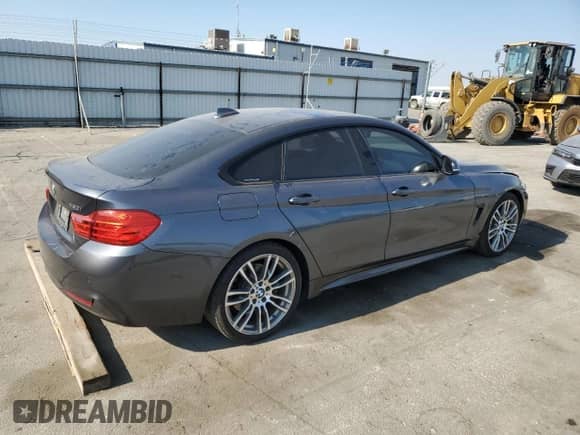 2017 BMW 4 Series 430i with VIN WBA4F7C51HG438039, listed as a Copart auction lot 68204835 with 108,064 mi miles and Salvage title. Bid and sale history available at DreamBid. Image 3.