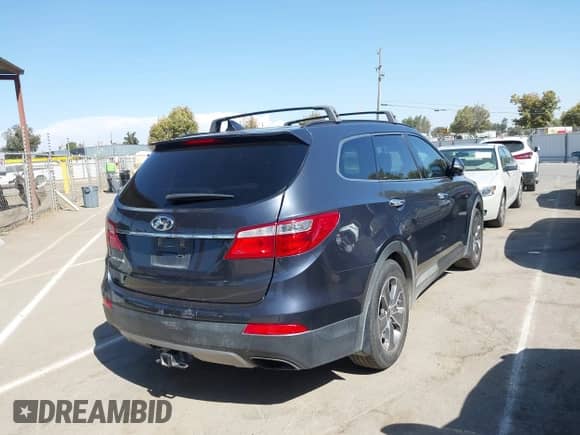 2013 Hyundai Santa Fe GLS with VIN KM8SN4HFXDU024892, listed as a IAAI auction lot 42956521 with 162,677 mi miles and . Bid and sale history available at DreamBid. Image 4.