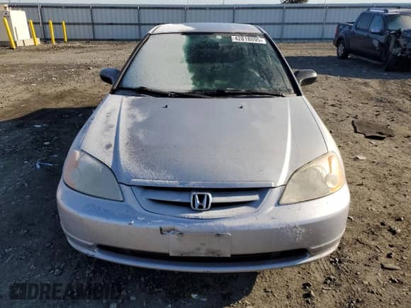 2002 Honda Civic with VIN 1HGEM21222L091278, listed as a Copart auction lot 42818095 with 163,957 mi miles and Salvage title. Bid and sale history available at DreamBid. Image 5.