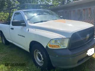 2012 Ram 1500 ST with VIN 3C6JD6DK0CG231253, listed as a Copart auction lot 54628955 with 194,864 mi miles and Clean title. Bid and sale history available at DreamBid. Image 1.
