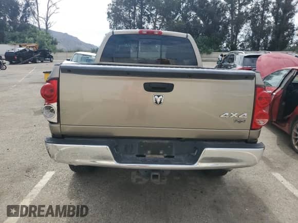 2007 Dodge 1500 SLT with VIN 1D7HU18277S197014, listed as a Copart auction lot 80510905 with 170,390 mi miles and Salvage title. Bid and sale history available at DreamBid. Image 6.