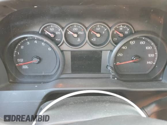 2023 Chevrolet Silverado 1500 Custom with VIN 1GCRABEKXPZ267498, listed as a Copart auction lot 85582474 with 32,599 mi miles and Salvage title. Bid and sale history available at DreamBid. Image 9.