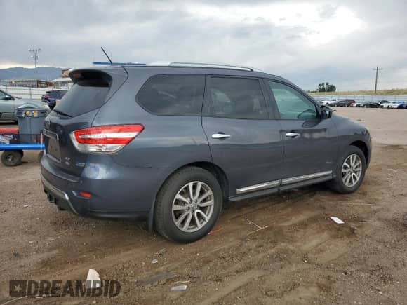 2014 Nissan Pathfinder SV Hybrid z VIN 5N1CR2MM5EC642694, wystawiony jako Copart lot #65499165 z przebiegiem 146 064 mil mil oraz Czysty tytuł • Clean title. Historia ofert i sprzedaży dostępna na DreamBid. Obrazek 3.