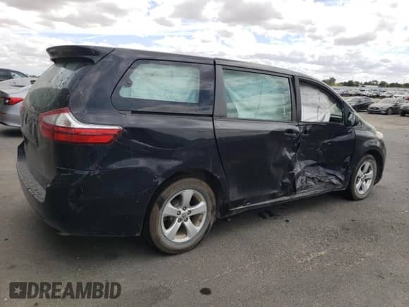 2016 Toyota Sienna L with VIN 5TDZK3DC1GS713147, listed as a Copart auction lot 72089475 with 180,234 mi miles and Salvage title. Bid and sale history available at DreamBid. Image 3.