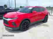 2020 Chevrolet Blazer LT with VIN 3GNKBDRS8LS668762, listed as a IAAI auction lot 42804335 with 58,086 mi miles and . Bid and sale history available at DreamBid. Image 2.