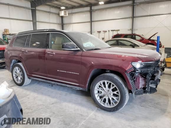 2024 Jeep Grand Cherokee Summit Reserve с VIN 1C4RJKEG3R8519631, выставлен на аукционе Copart как лот 84045824 с пробегом 10 601 миль миль и Списание • Salvage title. История ставок и продаж доступна на DreamBid. Изображение 4.