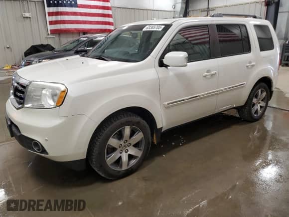 2013 Honda Pilot Touring with VIN 5FNYF4H92DB074524, listed as a Copart auction lot 63385705 with 114,097 mi miles and Clean title. Bid and sale history available at DreamBid. Image 1.